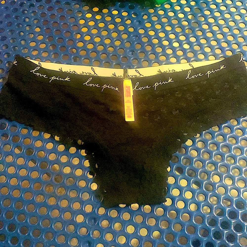 ‘ Pink’ size L Victoria Secret laced brief